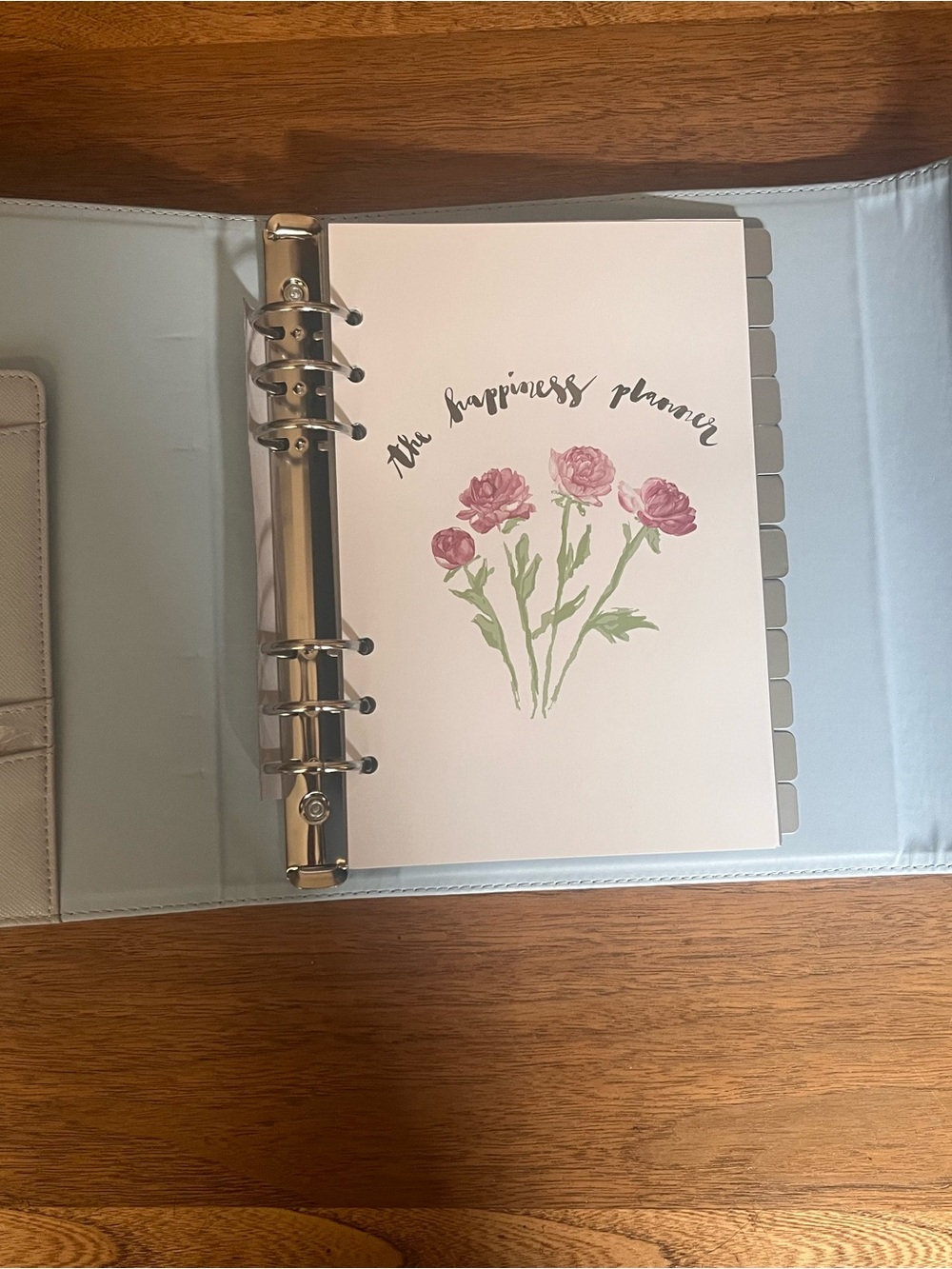 Planner Cream with Gold Lettering - Picture 4 of 7